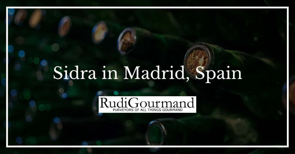 Sidra in Madrid, Spain