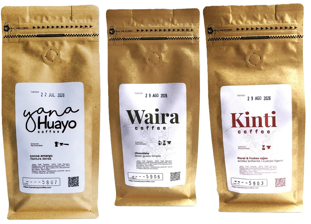 YANAHUAYO TRIFECTA + BONUS!   | Value Pack of 4 Bags, 1 kg Total (Buy 4 Bags and Save!)