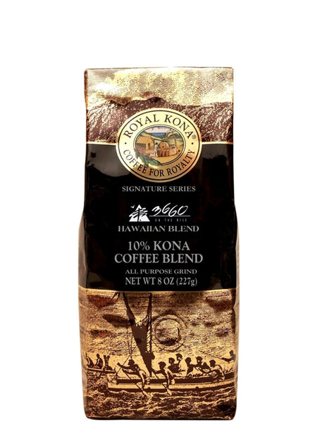 Royal Kona Chef Russell Siu Ground Kona Blend (8 oz) - RudiGourmand